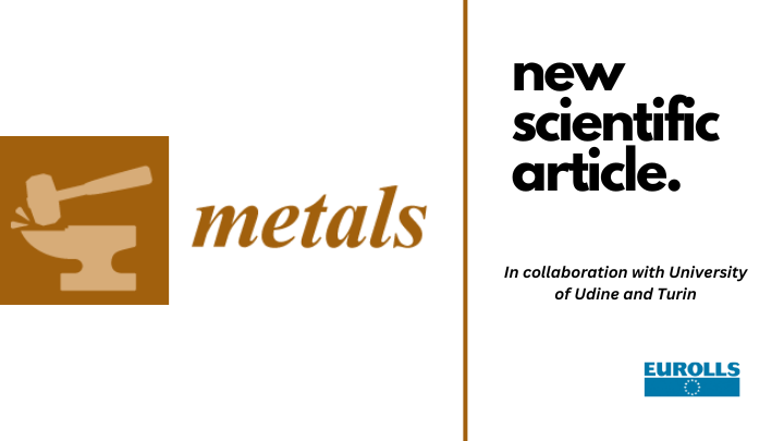 Nuovo articolo scientifico su Metals!
